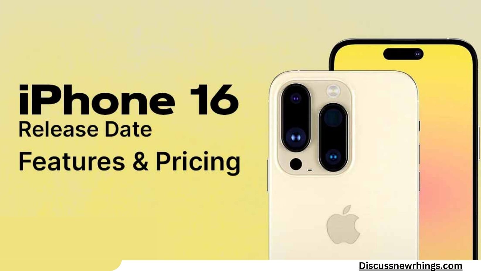 i phone 16 charger type, release date, feature and price